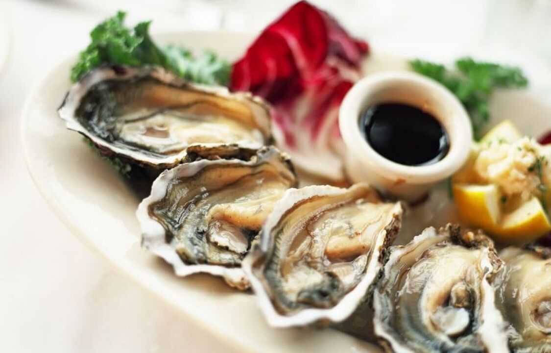 oysters გაზრდის potency